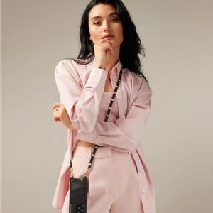 Bandolier - Pebble Leather Pyramid Stud Strap - Black/Gold *SOLD OUT